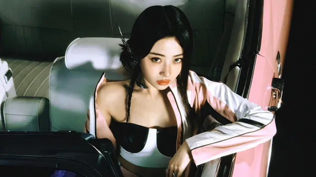 르세라핌 윤진, 완벽한 밤 MV 촬영 4K 배경화면