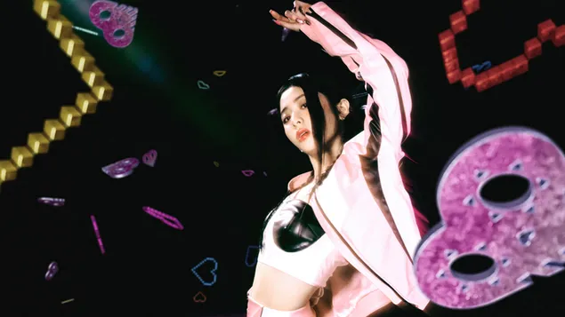 LE SSERAFIMのユンジン | パーフェクトナイトMV撮影 4K 壁紙