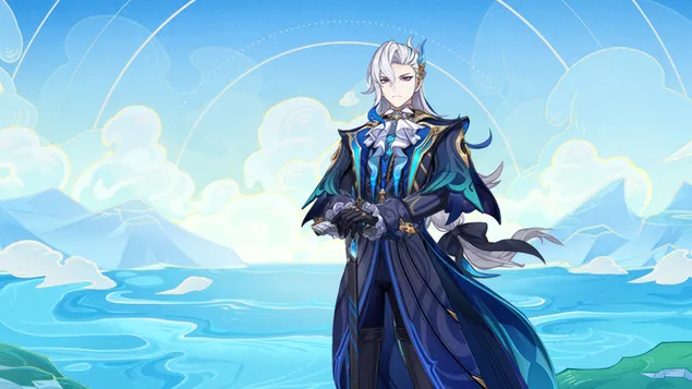 marechaussee phantom 'neuvillette':n johtaja | genshin impact (verkkovideopeli) lataa