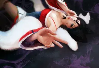 리그 오브 레전드 - 아리 페인팅 2K 배경화면