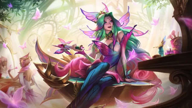 League of Legends anime girl character (Faerie Court Seraphine) download