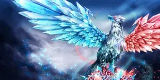 Tapeta League Of Legends - Anivia křišťálový pták 4K