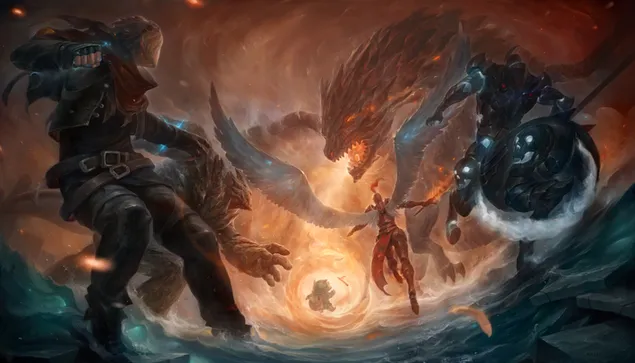 League Of Legends - Battle with monsters