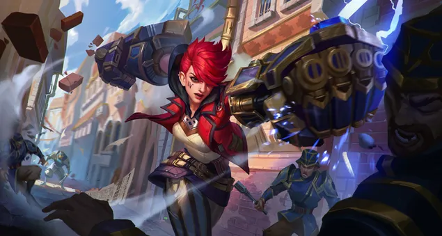 League of Legends personaje pelirrojo chica anime HD descarga de fondo de pantalla League of Legends personaje pelirrojo chica anime HD descarga de fondo de pantalla