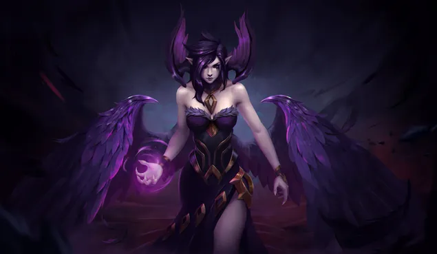 ליגת האגדות דמות אנימה ילדה HD טפט