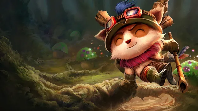 prezemete league of legends (lol) - avanturist ,,teemo'' splash art
