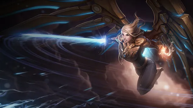 Páipéar balla League of Legends (LOL) - Aether Wing 'Kayle' Splash Art4K