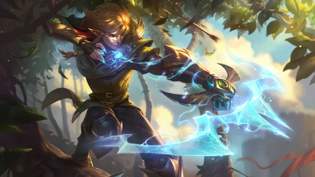 Hình nền Liên minh huyền thoại (LOL) - Cung thủ Ezreal (Nottingham) 4K