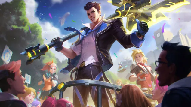 英雄联盟 (LOL) : Battle Academia 'Jayce' Splash Art 4K 壁纸