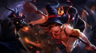 League of Legends (LOL) - Nidalee fermecatoare 4K imagine de fundal