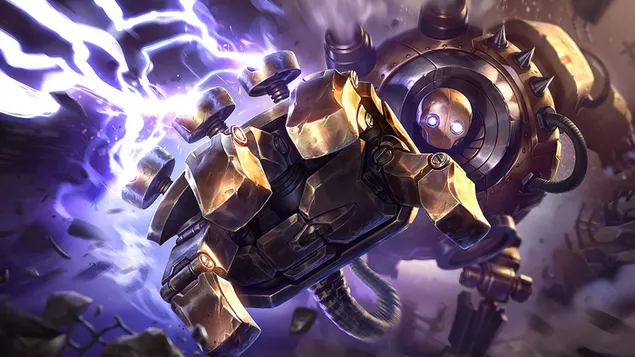 League of Legends (LOL) - 'Blitzcrank' Splash Art 4K ozadje