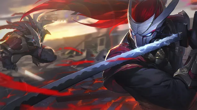 Yasuo League of Legends Wild Rift HD 4K Wallpaper #8.1092