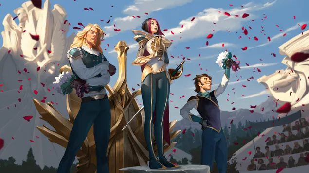 Páipéar balla League of Legends (LOL) - Champion 'Fiora' (Legends of Runeterra)4K