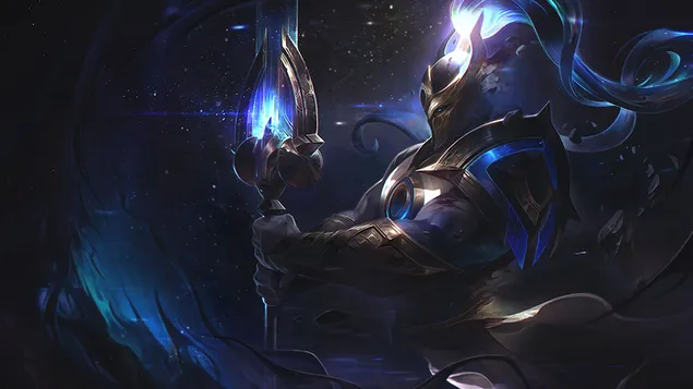 League of Legends (LOL) - Pertahanan Kosmik Xin Zhao 4K kertas dinding