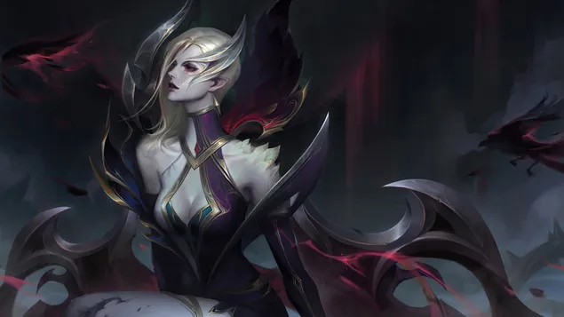 英雄聯盟 (LOL) - Coven 'Morgana' (Fantasy Art) 4K 壁紙