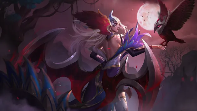 리그 오브 레전드(LOL) - 코벤 '모르가나' 4K 배경화면