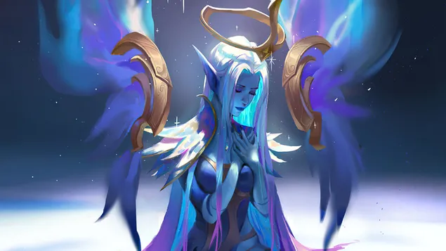 英雄聯盟 (LOL) - Dawnbringer Angel 'Soraka' 4K 壁紙