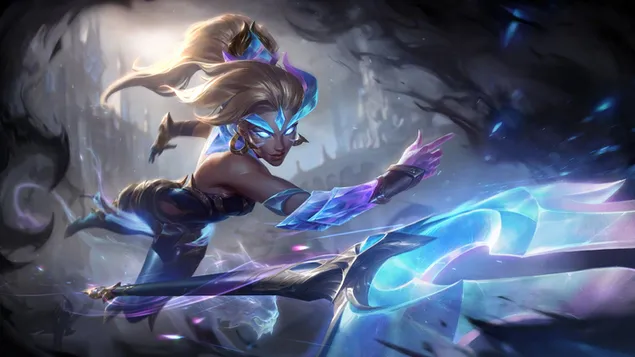 League of Legends (LOL) - Dawnbringer 'Nidalee' Splash Art 4K pozadina