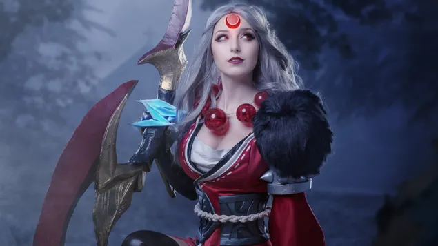 League of Legends (LOL) - Diana (Cosplay) 2K sfondo