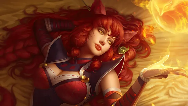 league of legends [lol] - foxfire ahri (wild rift) scarica