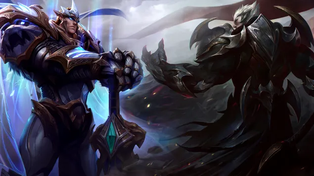 league of legends (lol): god king garen vs darius scarica