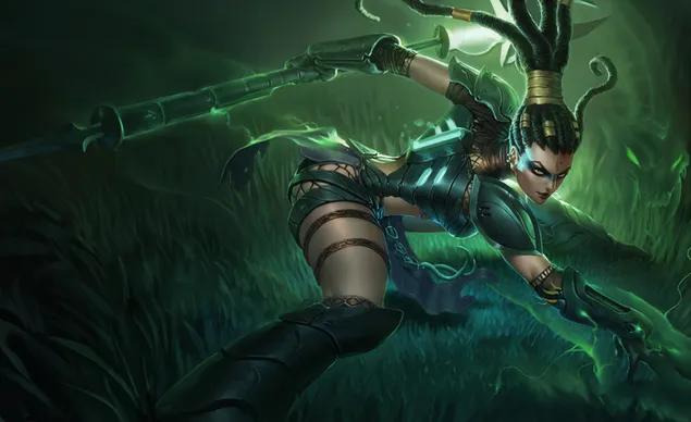 League Of Legends (LOL) - เฮดฮันเตอร์ Nidalee 6K วอลเปเปอร์