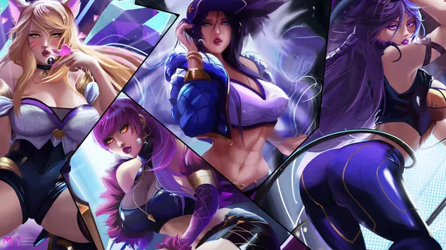 league of legends (lol): k/da popstar girls ioslodail