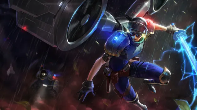 rigeu obeu rejeondeu(lol) - 'kayle' riot splash art daunrodeu