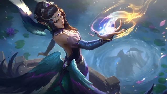 英雄聯盟 (LOL) - Majestic Empress 'Morgana' Splash Art 4K 壁紙