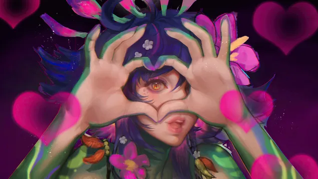 英雄联盟 (LOL) - 'Neeko' (Anime FA) 4K 壁纸