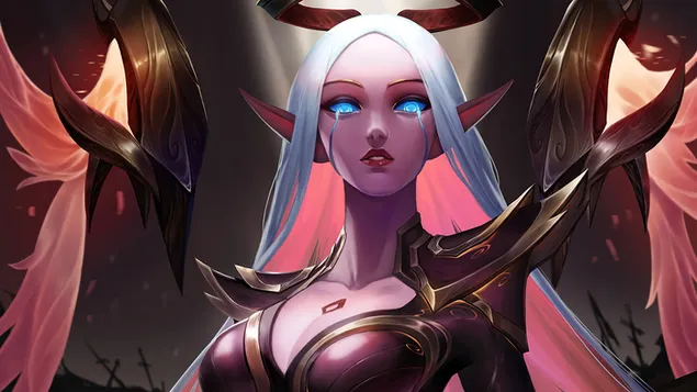 Páipéar balla League of Legends (LOL) - Nightbringer 'Soraka' (Fantasy Art)4K