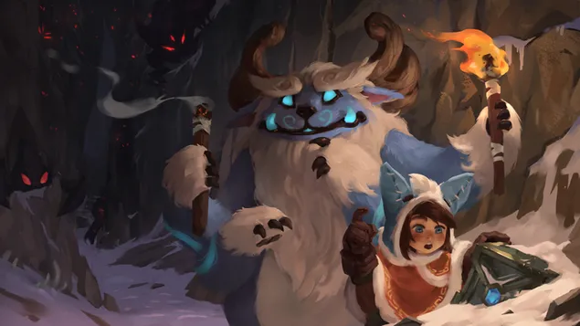 League of Legends (LOL) — Nunu i Willump 4K tapeta