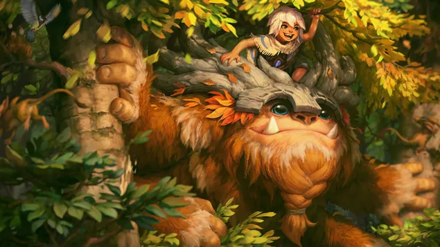 League of Legends (LOL) - Nunu 8K วอลเปเปอร์
