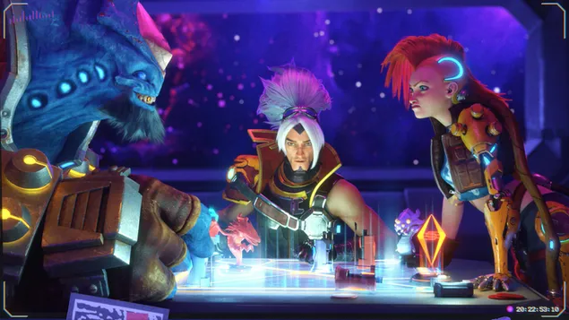 Taustpilt League of Legends (LOL) – Odyssey Heroes 4K