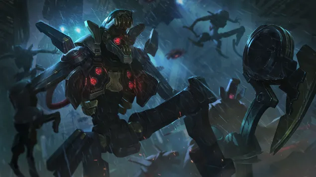 League of Legends (LOL): Praetorian Fiddlesticks 8K fons de pantalla