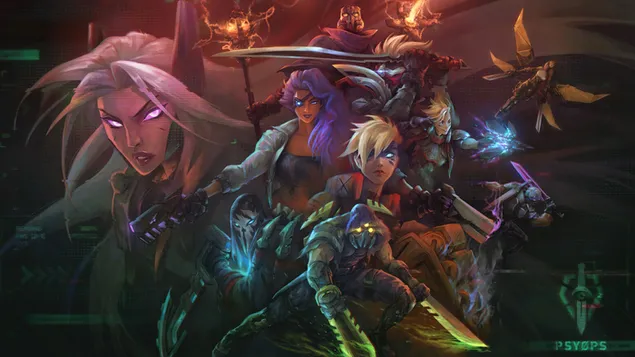 League of Legends (LOL) - Juara PsyOps (Anime FA) 4K wallpaper