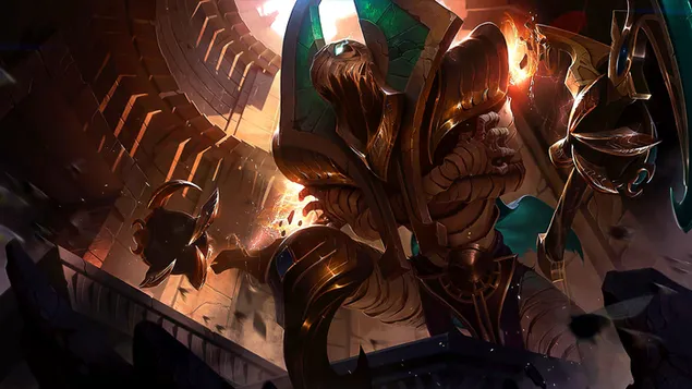 League of Legends (LOL): Risen Fiddlesticks 4K fons de pantalla