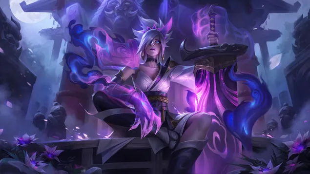 League of Legends (LOL) - Spirit Blossom 'Riven' Splash Art