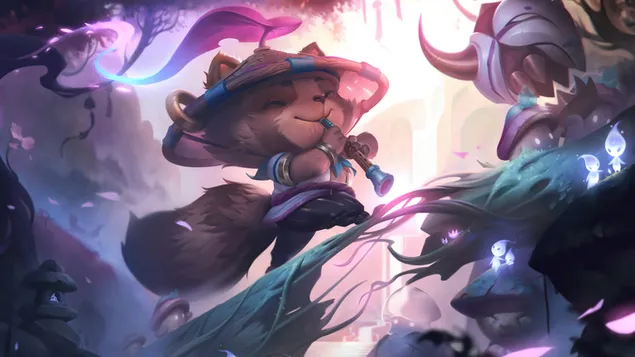英雄联盟 (LOL) - Spirit Blossom 'Teemo' Splash Art 8K 壁纸