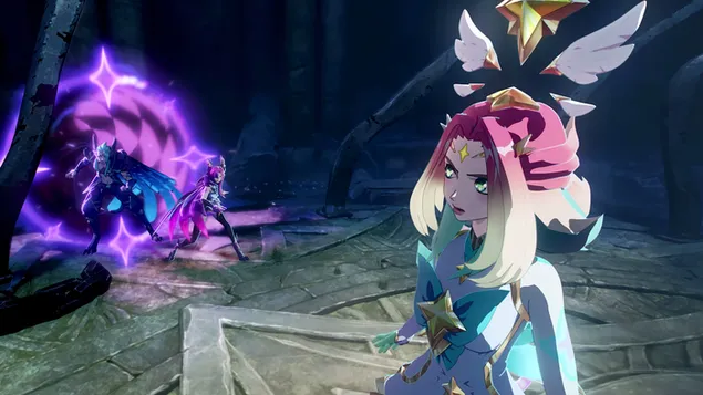 英雄联盟 (LOL) - 星之守护者 'Neeko' 光与影 4K 壁纸