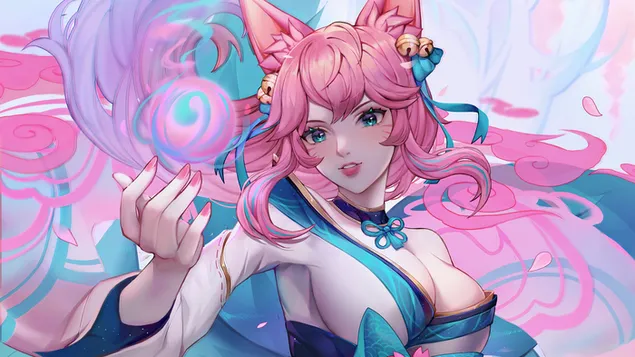 league of legends (lol) - dev'yatikhvosta lisitsya ''ari'' dukh dukhu [anime fa] zavantazhiti