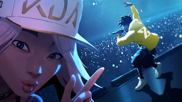 英雄联盟 (LOL) - True Damage 'Akali with Ekko' in Music Concert 4K 壁纸