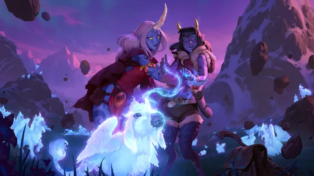 Páipéar balla League of Legends (LOL) - Unicorn 'Soraka' (Legends of Runeterra)4K