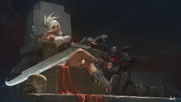 League of Legends (LOL) - Krijger 'Riven' met Zed (Legends of Runeterra)