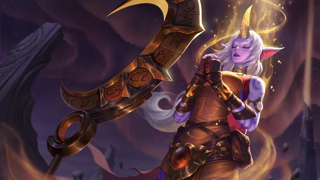 Páipéar balla League of Legends (LOL) - Wild Rift 'Soraka' Splash Art4K