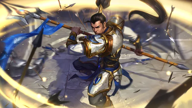League of Legends (LOL) : Xin Zhao 4K kertas dinding