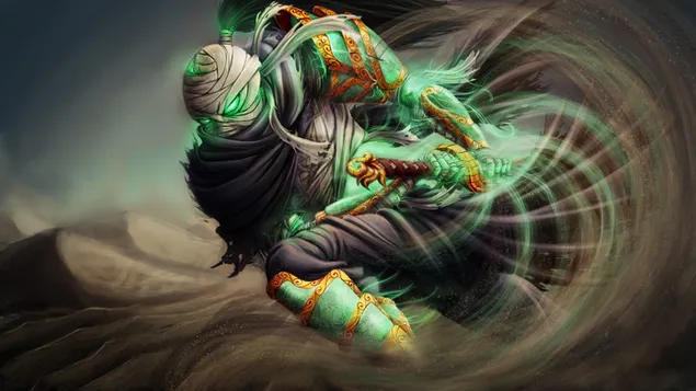 Legendų lyga (LOL) – Yasuo (išgyvenusio žmogaus siela) 4K ekrano užsklanda