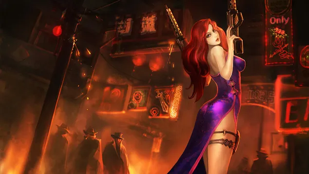 Ταπετσαρία Πόζα του League of Legends Miss Fortune HD