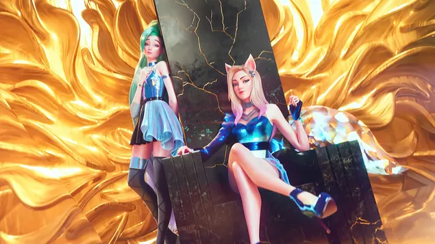 League of Legends : PopStar Ahri with Seraphine (All Out) download