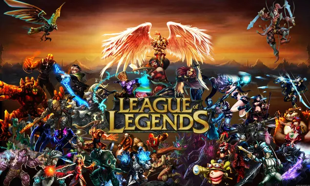 League Of Legends - Warriors vs Monsters 4K wallpaper